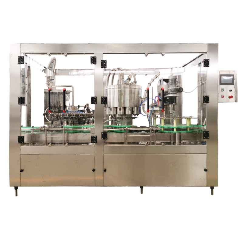 Линия для автоматической розлива минеральной питьевой жидкости