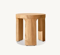 Ensemble de chaises de salle à manger et table basse en teck massif pour l'extérieur, avec fauteuil, pour jardin, salon et parc