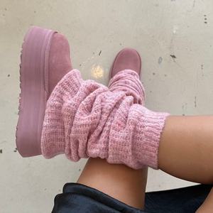 טרנד גבוה 2025 אופנה <span class=keywords><strong>uggs</strong></span> מותג סניקרס יוקרה מגפי שלג מעצבים נוחים וחמים ארוכים גרביים ומגפיים כותנה - Product Image 4