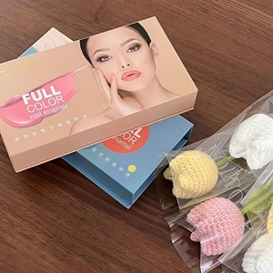 Sang trọng cao cấp sơn móng tay lưu trữ hộp Gel mỹ phẩm quà tặng bao bì giấy dập nổi Matt cán in ấn cho sơn móng tay dầu - Product Image 6