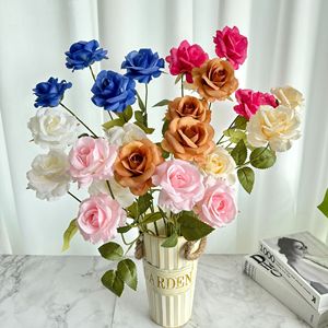 Cabezas de Rosas Artificiales LANJO de 10 cm, Venta al por Mayor, Arreglos Florales, Decoraciones para Pasteles, Decoración de Bodas, Decoración de Autos, Manualidades - Product Image 5