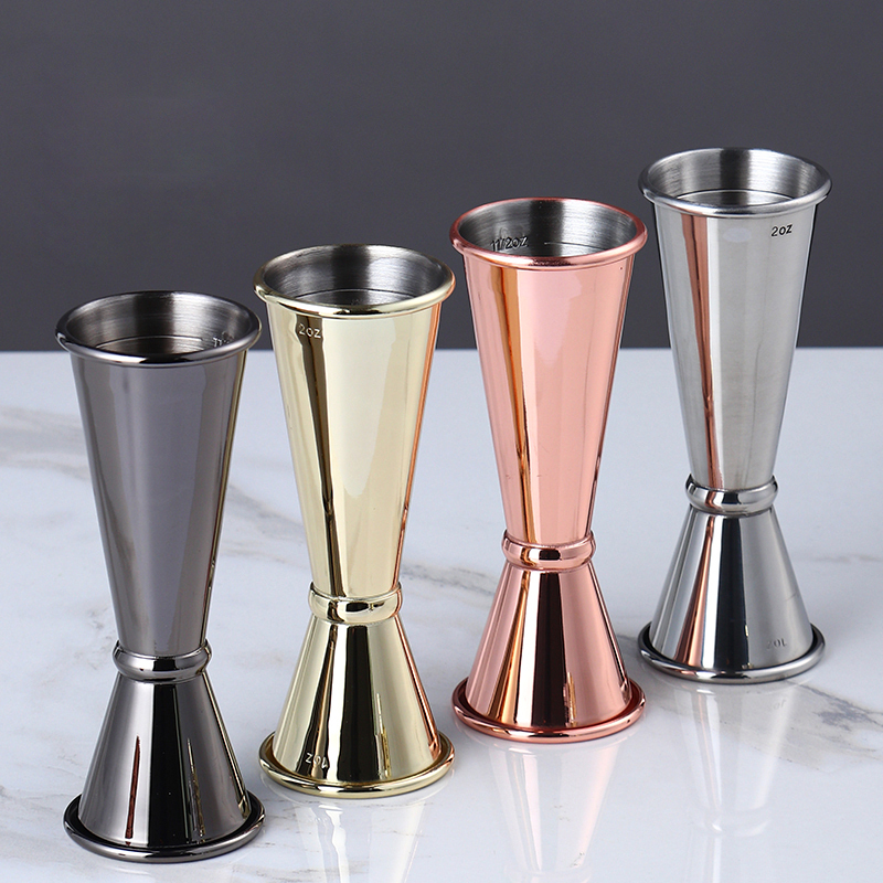 Jigger De Bar Newk - 4 Pièces En Acier Inoxydable, 15ml Et 30ml Pour Cocktails Précis