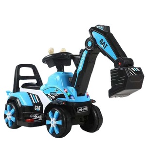 LHAB Children's Electric Excavator Ride On Toy 4 Wheel Battery Powered Construction Vehicle For Boys And Girls - Product Image 1