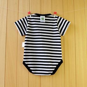Ropa al por Mayor a 1 Dólar, Body de Verano de Manga Corta a Rayas para Bebé Niña - Product Image 2