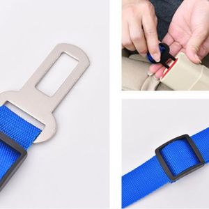 Tali kekang mobil kerah nilon anjing bergaris mewah dengan dekorasi pita pengaman teman berbulu Anda - Product Image 2