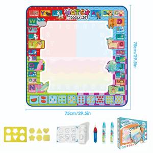 Grand cadeau de Noël et d'<span class=keywords><strong>anniversaire</strong></span> grand tapis de coloriage à l'eau avec couleurs néon jouet de <span class=keywords><strong>dessin</strong></span> éducatif - Product Image 4