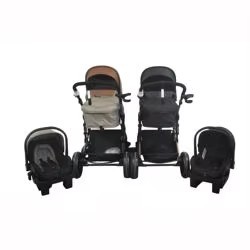 Passeggino Pieghevole Personalizzato OEM 2 in 1 di Lusso per Neonati 2026 - Product Image 3