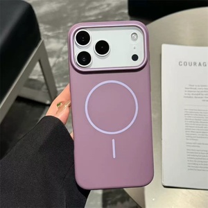 Funda de TPU Suave para iPhone 14 15 16 17 Pro Max, con Carga Inalámbrica Magnética, Acabado Mate, Disponible en 2025 - Product Image 5