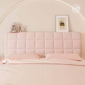 Yiqin Garden <b>Elastic</b> Headboard <b>Cover</b> Quilted Composite Dust <b>Cover</b> Modern Simple Style Universal Fit Bedside Protector - Product Image 3
