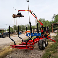 Tracteur forestier bon marché Quad Bike Log Forest Timber Trailer