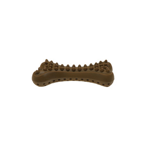 Juguete Masticable para Perros con Forma de Hueso y Púas para Limpieza Dental, Grande, Marrón, Sabor Personalizado - Product Image 3