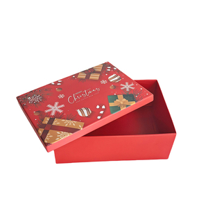 Caja de regalo de gama alta, caja de paquete de papel de Navidad plegable vacía grande creativa para embalaje de taza de bufanda - Product Image 5