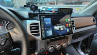Layar Mobil Android 14 CarPlay 14,6 Inci untuk Toyota Tundra 2015-2019, Radio Mobil, Navigasi, Multimedia, Stereo Player