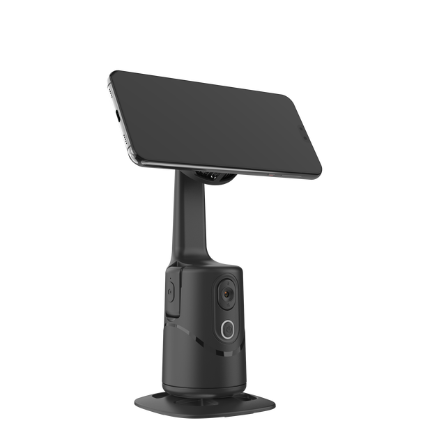 2026 Most Popular Q12 Ai Automatic Smartphone Gimbal 360 Rotation Face Tracking Selfie Vlog TikTok Live Streaming for 4.0
