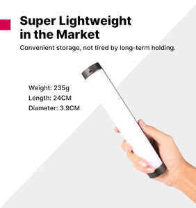 Offres Spéciales Ulanzi VL110 RGB Tube Vidéo Baguette Lumière <span class=keywords><strong>Photo</strong></span> <span class=keywords><strong>LED</strong></span> BÂTON Vidéo Portable Studio Camping Remplir Lumière Avec Sac étanche - Product Image 3