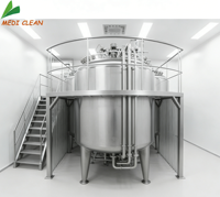 Réservoir de stockage en acier inoxydable avec agitateur mélangeur pour savon liquide, shampoing, détergent