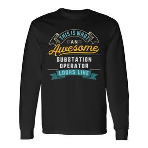 T-shirt à manches longues pour opérateur de poste de transformation – Superbe chemise professionnelle - Product Image 1