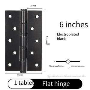 Ventes directes d'usine de charnières élargies et étendues en acier inoxydable de 8 pouces, portes en bois avec charnières plates, roulements silencieux - Product Image 6