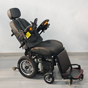 Kursi Roda Berdiri Berkualitas Tinggi 16-Inci dengan Rem Elektromagnetik, Alat Rehabilitasi untuk Penyandang Disabilitas - Product Image 1