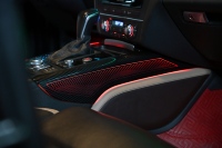Luz Ambiental Cardoo para Audi A7 C7 2011-2018, Kit de Accesorios de Iluminación Ambiental Dinámica para el Interior del Automóvil, Patrón de Fibra de Carbono