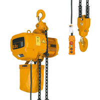 Palans électriques à chaîne de 1 tonne, 2 tonnes, 3 tonnes avec chariot