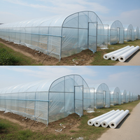 Rouleau de film plastique anti-UV anti-goutte pour serre, pour tomates et légumes, en PE moulé par soufflage