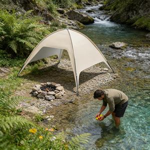 Abri géodésique professionnel résistant aux tempêtes avec un cadre solide et des cordes d'arrimage - Product Image 3