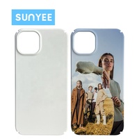 Sunyee Vente en gros de films PBT 3D vierges pour impression, coque de téléphone portable à transfert thermique, coque de téléphone pour iPhone 13, coque de téléphone par sublimation