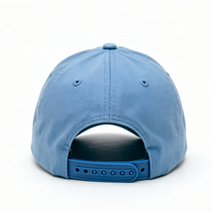 Casquette de baseball bleue brodée, logo personnalisé, casquette snapback, casquette de sport à 6 panneaux, casquette unie pour les voyages en plein air - Product Image 5