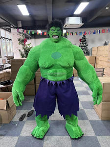 <span class=keywords><strong>Costume</strong></span> Gonfiabile Personalizzabile <span class=keywords><strong>Hulk</strong></span> per Adulti, Mascotte Verde di Personaggio Anime per Pubblicità Commerciale - Product Image 3