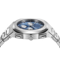 Montres de luxe pour hommes, personnalisées, avec un dôme en verre en acier inoxydable, 40 mm, tourbillon, pour la plongée