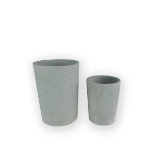 handmade high quality marble Washing cup mouth cup cement