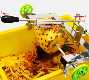 CE approved Sales promotion pineapple peeler/pineapple peeling machine