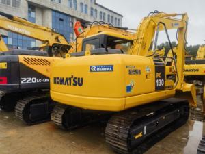 Excavatrice originale d'occasion de PC130-7 de KOMATSU excavatrice de KOMATSU d'occasion de 13 tonnes utilisée du Japon en bon état en stock - Product Image 4