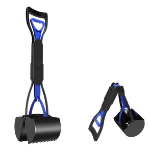 Ramasse-crottes pour chien en plastique incassable, réutilisable et durable, design pliable à ressort - Product Image 1