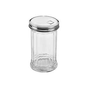Coctelera vertedora de acero inoxidable de estilo retro <span class=keywords><strong>M</strong></span>, tarro de cristal clásico con tapa abatible para dispensar azúcar para cocina o camping - Product Image 2