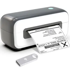 Phomemo 4X6 Label Pengiriman Printer Bluetooth Thermal Paket Pengiriman Label Printer untuk Hadiah Liburan