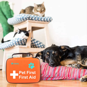 AMAIN Kit de primeros auxilios <span class=keywords><strong>para</strong></span> perros y gatos, suministros de primeros auxilios <span class=keywords><strong>para</strong></span> mascotas, caja de emergencia <span class=keywords><strong>para</strong></span> veterinarios, botiquín de primeros auxilios <span class=keywords><strong>para</strong></span> mascotas <span class=keywords><strong>para</strong></span> viajes - Product Image 6