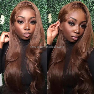 Perruques de <span class=keywords><strong>Cheveux</strong></span> Humains <span class=keywords><strong>Blond</strong></span> <span class=keywords><strong>Ombre</strong></span> Corps Vagues Perruque Brun Chocolat Perruques Humaines 1 Pièce <span class=keywords><strong>Cheveux</strong></span> Brésiliens <span class=keywords><strong>Long</strong></span> Foshan Xinyu 100% Naturel - Product Image 4