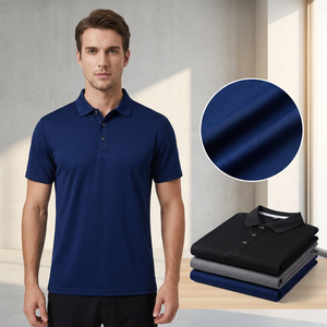 Camiseta Polo de Poliéster 100% de Alta Calidad al por Mayor, Diseño Personalizado, Transpirable, de Secado Rápido, Uniforme Deportivo para Hombre - Product Image 1