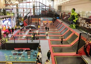 Cheer vui chơi giải trí tích hợp thể thao và giải trí sân chơi trong nhà thương mại trong nhà công viên tấm bạt lò xo - Product Image 5