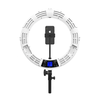 18 pouces 90W led circulaire anneau lumière d'appoint avec écran LCD led lumière photo mode led cercle pour la photographie de beauté