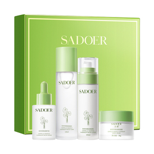 OEM SADOER private label a base di erbe centella asiatica idratante cura della pelle lenitiva kit per pulire i pori coreano cura della pelle set per le donne - Product Image 5