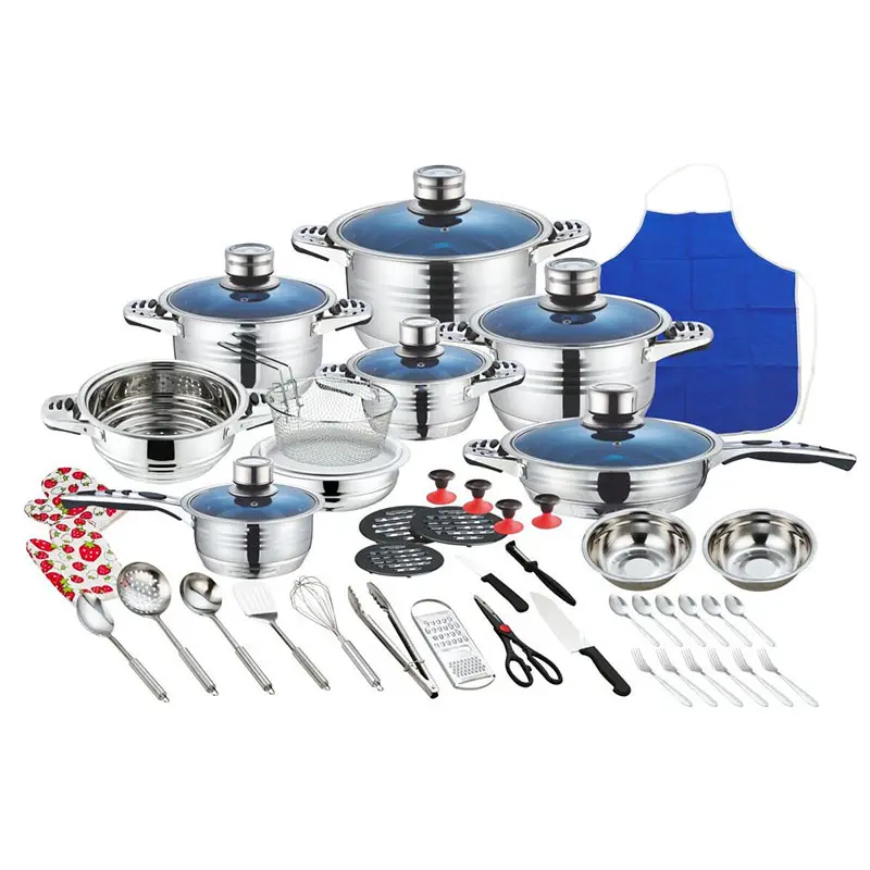 Wholesale stainless steel non stick cookware set for pot set cookware set cooking with kitchen tool