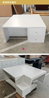 Yicheng Beauty – Table de pédicure mobile réglable, support de pieds surélevé, poste de manucure et pédicure, plan de travail pour soins des pieds en spa