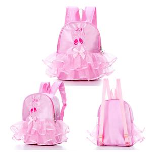 <span class=keywords><strong>2020</strong></span> nueva moda Rosa Suave mochila baile bolsa niños lindo chica Ballet bolsa Ballet muñeca - Product Image 3