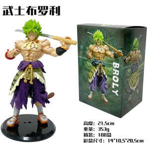 2 estilos 20cm dragón DBZ Son Goku Broli Anime figura modelo Kawaii escritorio decoración muñeca juguetes regalos de navidad - Product Image 6