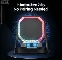 Support de téléphone et tablette à double capteur, support paresseux pour diffusion en direct et visionnage en continu, avec haut-parleur Bluetooth intégré - Vente Flash