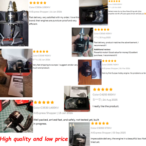 Motor sin Escobillas SURPASS HOBBY Outrunner <span class=keywords><strong>2830</strong></span> 750KV 850KV 1000KV <span class=keywords><strong>1300KV</strong></span> para Aviones RC de 300g-700g, Planeadores de Ala Fija, Warbirds y Juguetes - Product Image 5