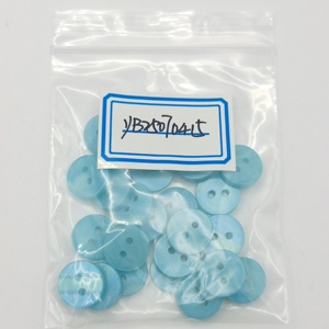 Giá Bán Buôn Trong Kho 18L 5500Pcs Ngọc Trai Màu Xanh Màu Flatback Thân Thiện Với Môi Nhựa Nhựa Vòng 2-Lỗ Nút - Product Image 6